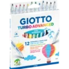 Fiberspetspenna Giotto Turbo Advanced, 12 st