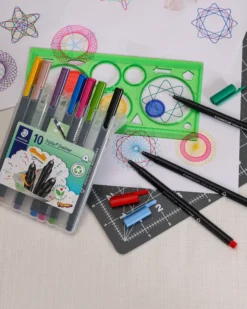 Fiberspetspenna Triplus Fineliner, 10 st