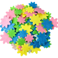 Filt stickers blomma