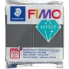 FIMO metallic, stålgrå