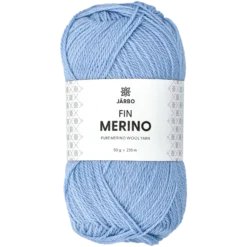 Fin merino ullgarn, himmelsblå