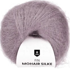 Fin mohair/silke garn, almondine