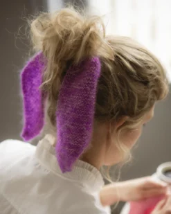 Fin mohair/silke garn, berry blast