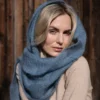 Fin mohair/silke garn, blue shadow