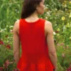 Fin mohair/silke garn, firecracker