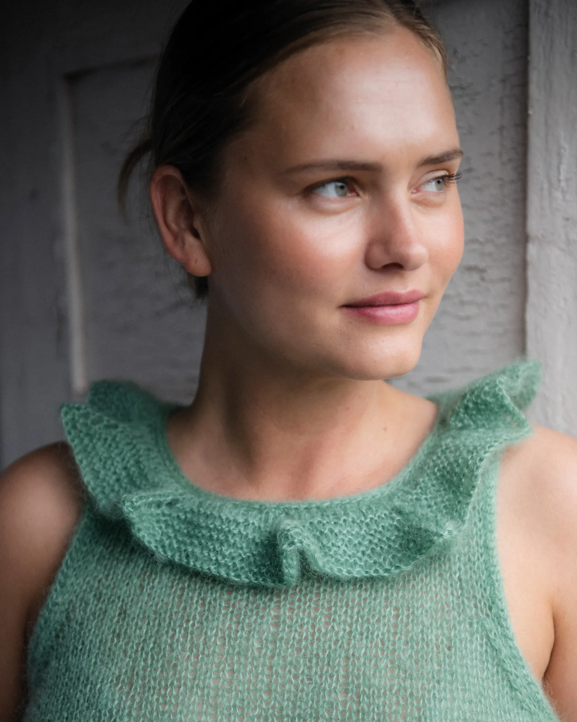 Fin mohair/silke garn, herb garden