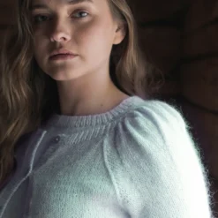 Fin mohair/silke garn, misty meadow