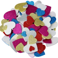 Foam stickers hjärtan