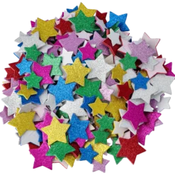 Foam stickers stjärnor maxipack
