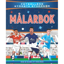 Fotbollens största stjärnor målarbok