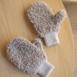Förbi pälsgarn, beige
