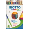 Färgpenna Stilnovo Bicolor, 18 st