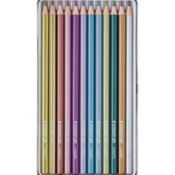 Färgpennor metallic, 12 st
