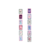 Frimärksstickers La vie en rose