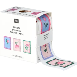 Frimärksstickers La vie en rose