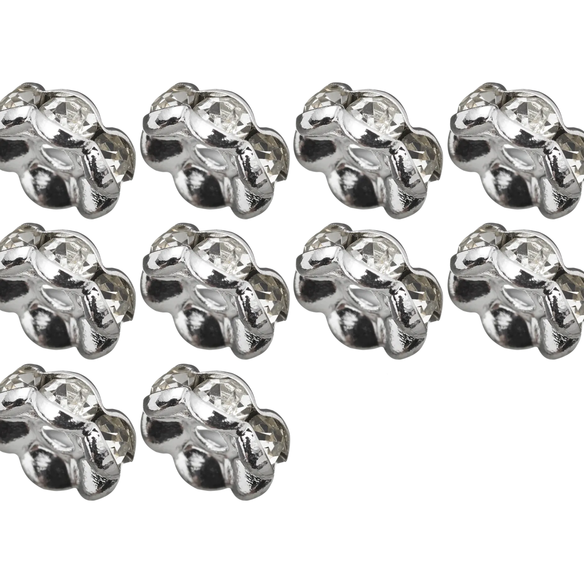Försilvrad mellandel, 8 mm