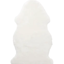 Fårskinn, vit