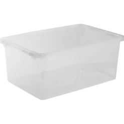 Förvaringsbox 40 L, transparent