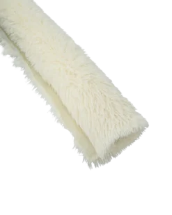 Fuskpäls Panda, vit