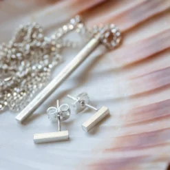 Fyrkanttråd silver, 2,5 mm