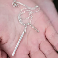 Fyrkanttråd silver, 2,5 mm