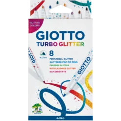Giotto Turbo Glitter, klara färger