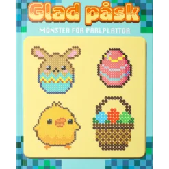 Glad påsk, mönster för pärlplattor