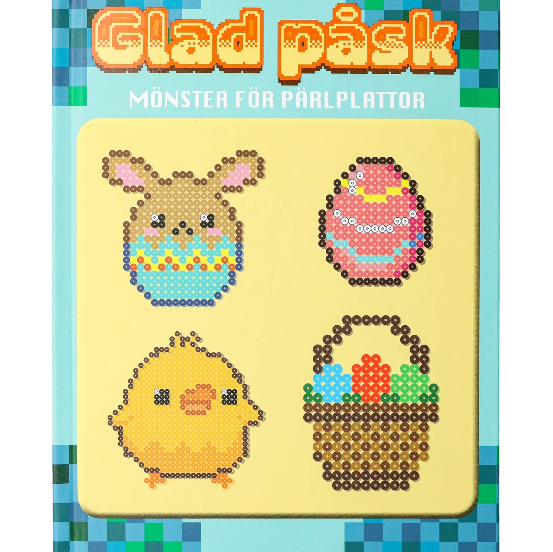 Glad påsk, mönster för pärlplattor