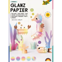 Glansigt regnbågspapper