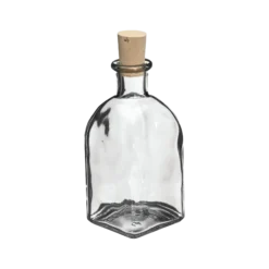 Glasflaska med kork, 250 ml