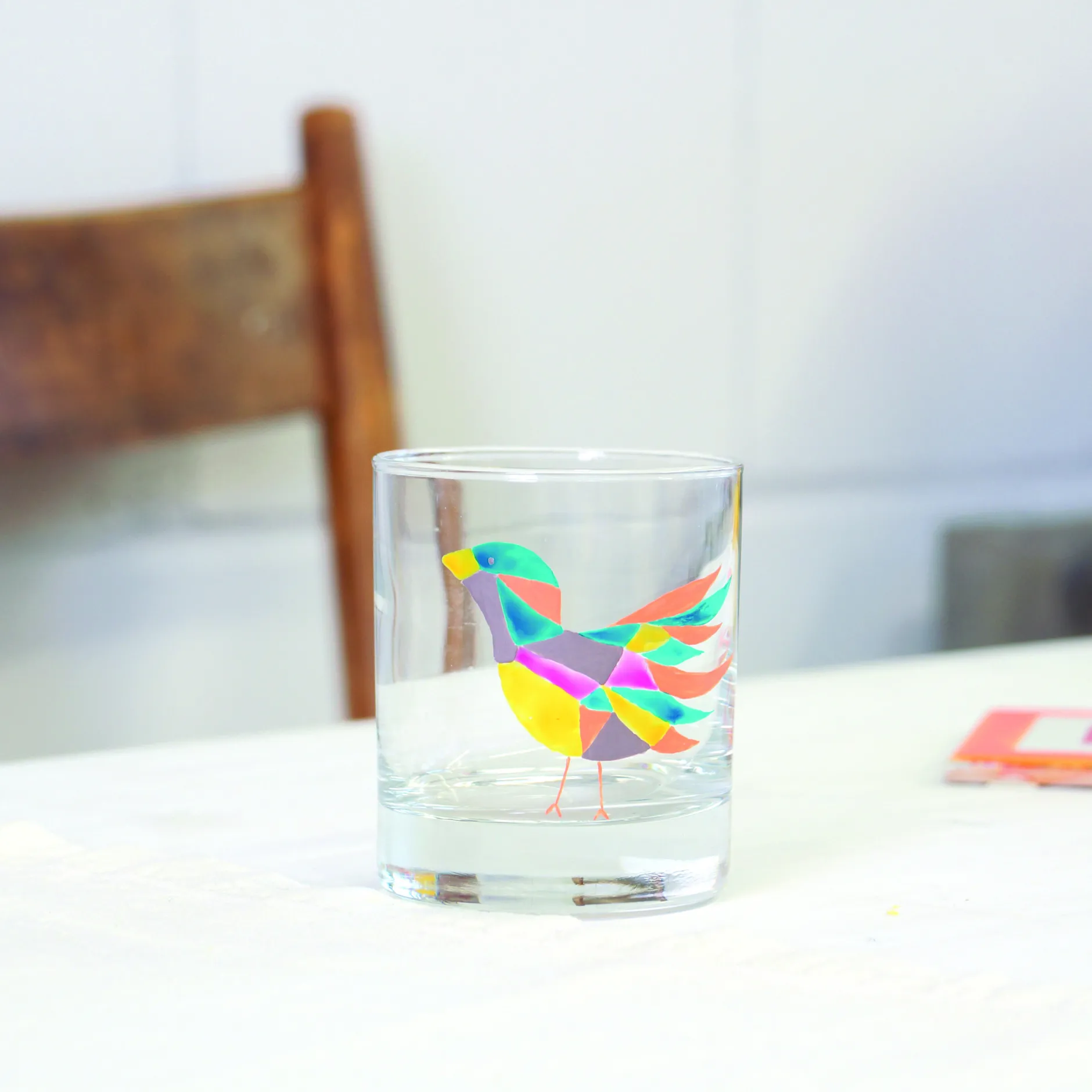 Glas- och porslinsfärg set transparent