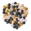 Glaspärlor mix 100 gram, trendfärger