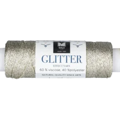 Glitter effektgarn, guld