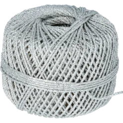 Glittersnöre, silver