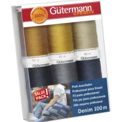 Gütermann Trådset denim