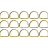 Halvrund ring, mässing