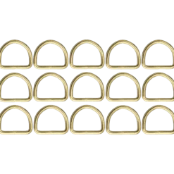 Halvrund ring, mässing