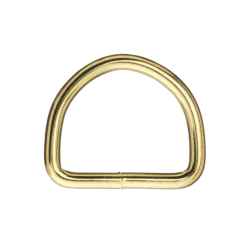 Halvrund ring, mässing