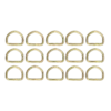 Halvrund ring, mässing