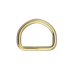 Halvrund ring, mässing