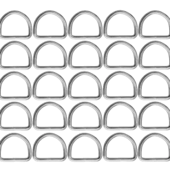 Halvrund ring 25 st, Ø 25x19 mm