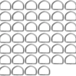 Halvrund ring 40 st, Ø 20x15 mm