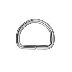 Halvrund ring 40 st, Ø 20x15 mm