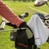 Handdukar 2-pack, svart/vit