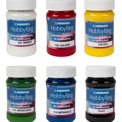 Herdins Hobbyfärgmix 6x100 ml