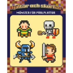 Hjältar & Skurkar, mönster för pärlplattor