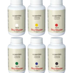 Hobbyfärgmix 6X300 ml