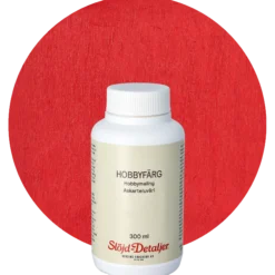 Hobbyfärg 300 ml, julröd