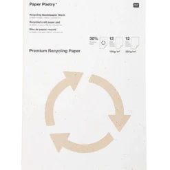 Hobbykartong i block recycled