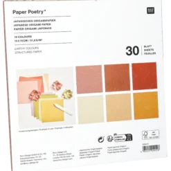 Japanska Origamipapper, Jordiga toner